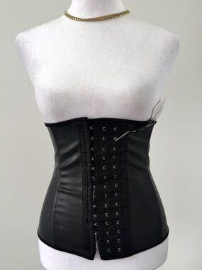 Women's Underbust Latex Sport Girdle Waist Trainer Corsets Hourglass Body Shaper